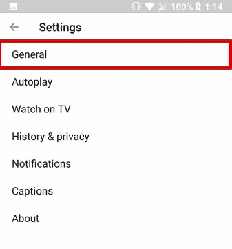 select General